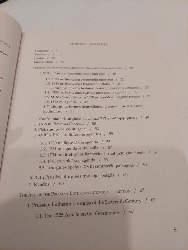 Rytų Prūsijos liuteronų liturginė tradicija ir lietuviškoji jos raiška Reformacijos ir Donelaičio laikų agendose - Darius Petkūnas, knyga 3