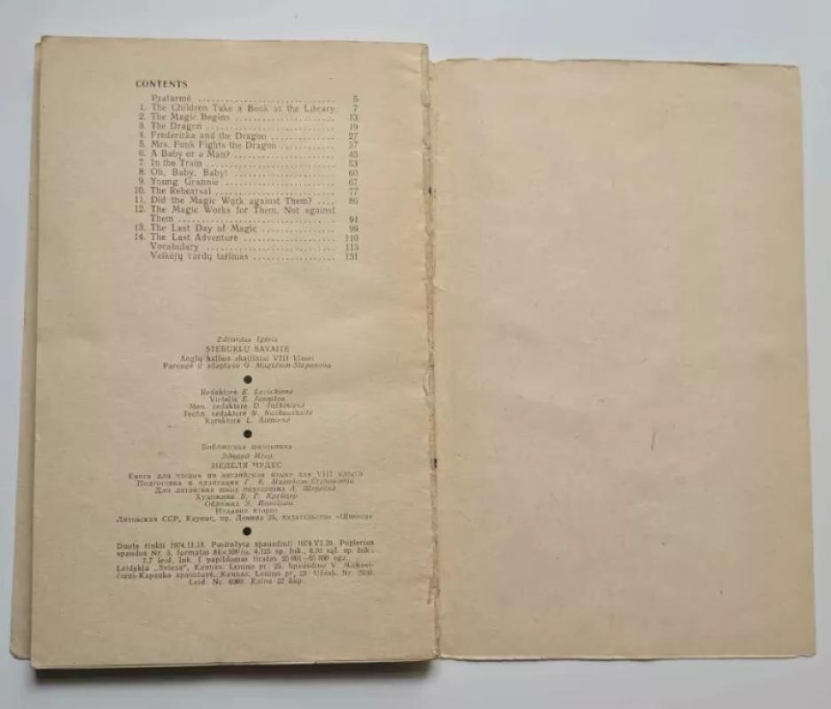 Seven-day magic - Edward Eager, knyga 6