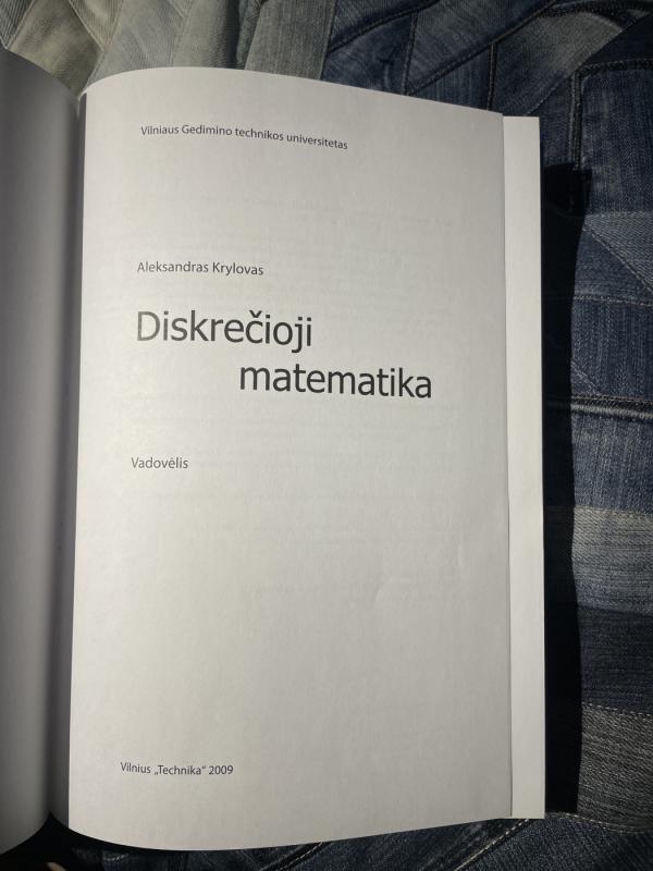 Diskrečioji matematika - Aleksandras Krylovas, knyga 3