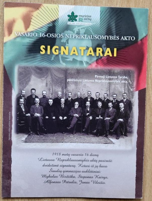 Vasario 16-osios Nepriklausomybės akto Signatarai - Laimutė Zimkienė, knyga