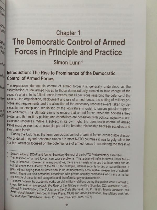 The relevance of parliamentary. Oversight for the security sector - Hans Born and others, knyga 5