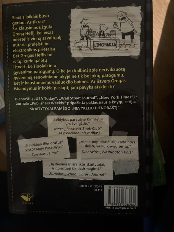 Nevykėlio dienoraštis 10. Seni laikai - Jeff Kinney, knyga 3