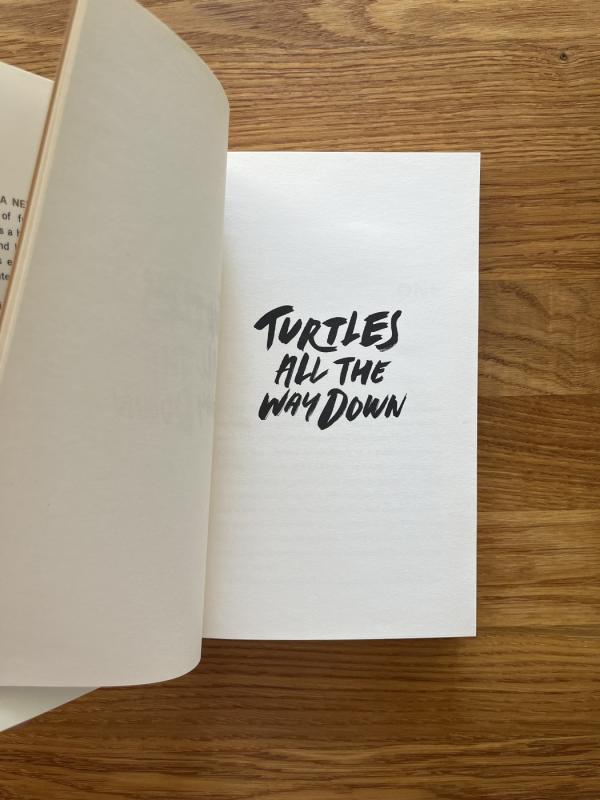 Turtles All The Way Down - John Green, knyga 4