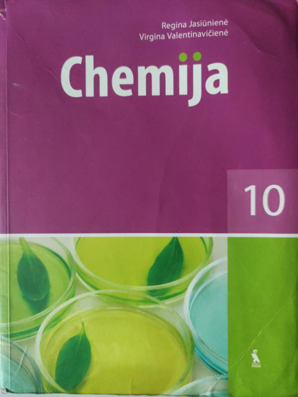 Chemija 10 klasei - Regina Jasiūnienė, Virgina  Valentinavičienė, knyga 2