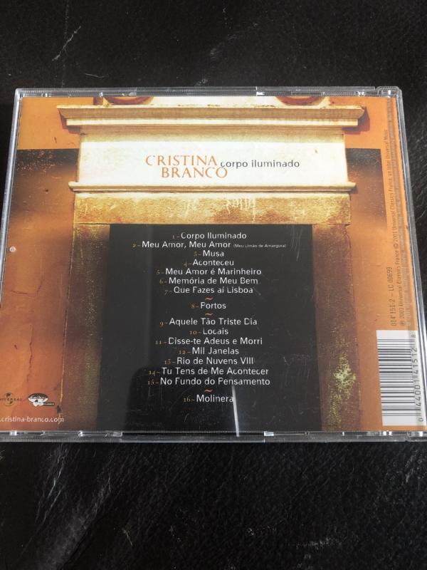 Corpo iluminado CD - Cristina Branco, plokštelė 5