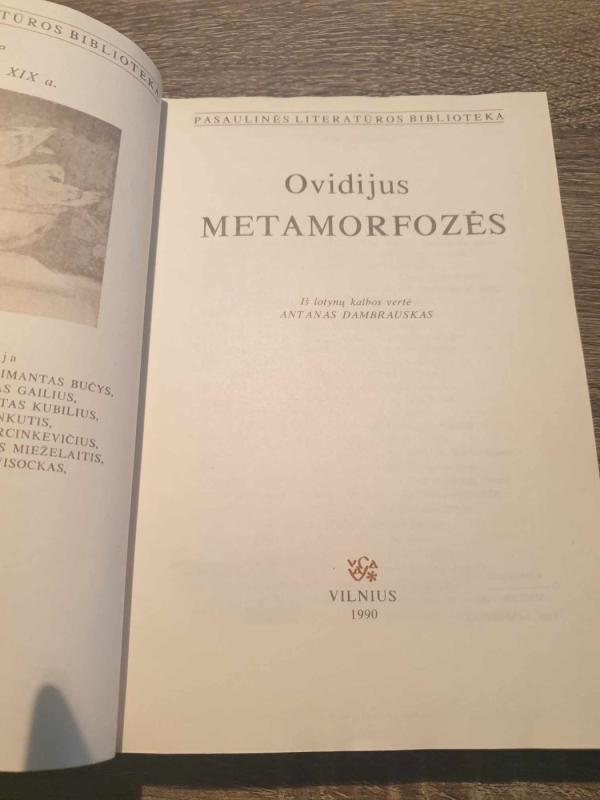 Metamorfozės - OVIDIJUS, knyga 3