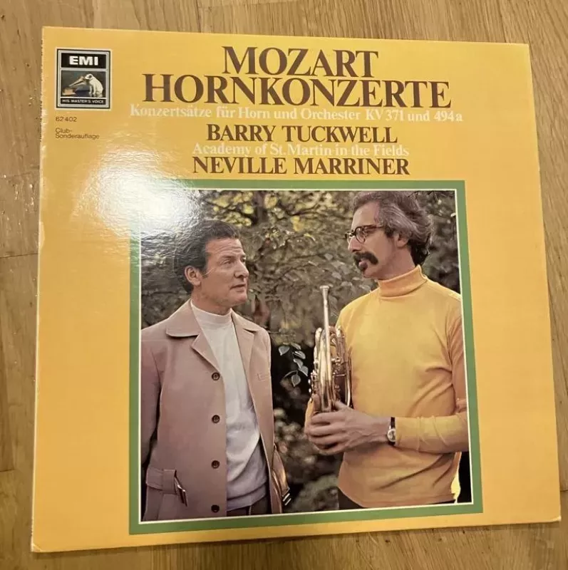 Mozart* - Barry Tuckwell, Academy Of St. Martin-in-the-Fields*, Neville Marriner* – Hornkonzerte (Konzertsätze Für Horn Und Orchester KV 371 Und 494a) - Barry Tuckwell, Academy Of St. Martin-in-the-Fields*, Neville Marriner*, plokštelė 2