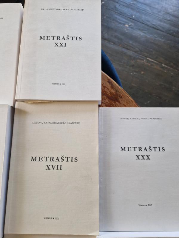 LKMA Lietuvių katalikų mokslo akademija. Leidiniai metraščiai, suvažiavimų darbai ir kt.   Viso 23 knygos. - Autorius nenurodomas, knyga 6