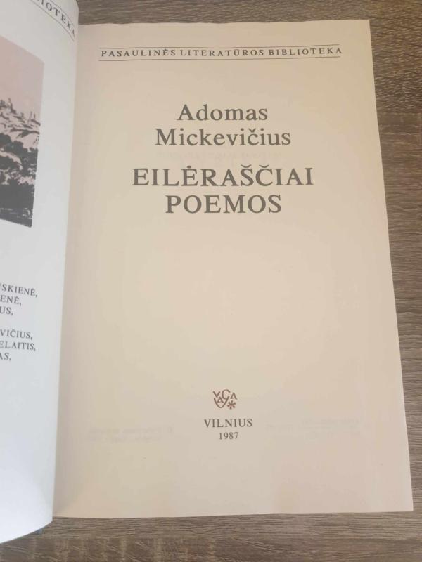 Eilėraščiai Poemos - Adomas Mickevičius, knyga 3