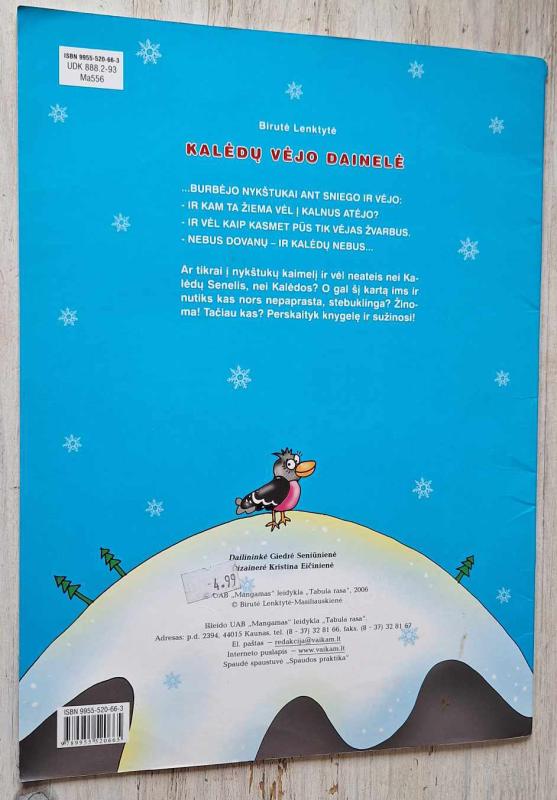 Kalėdų vėjo dainelė - Birutė Lenktytė, knyga 3