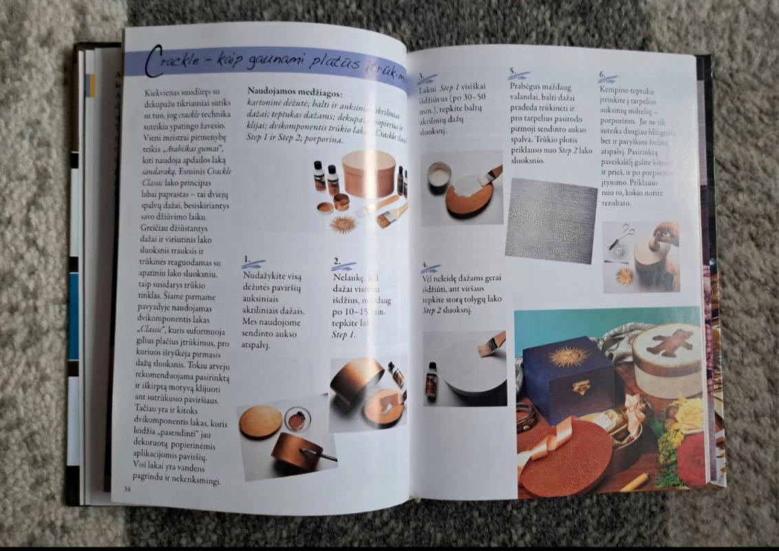 Viskas apie dekupažą - Dario Dondi, knyga 3