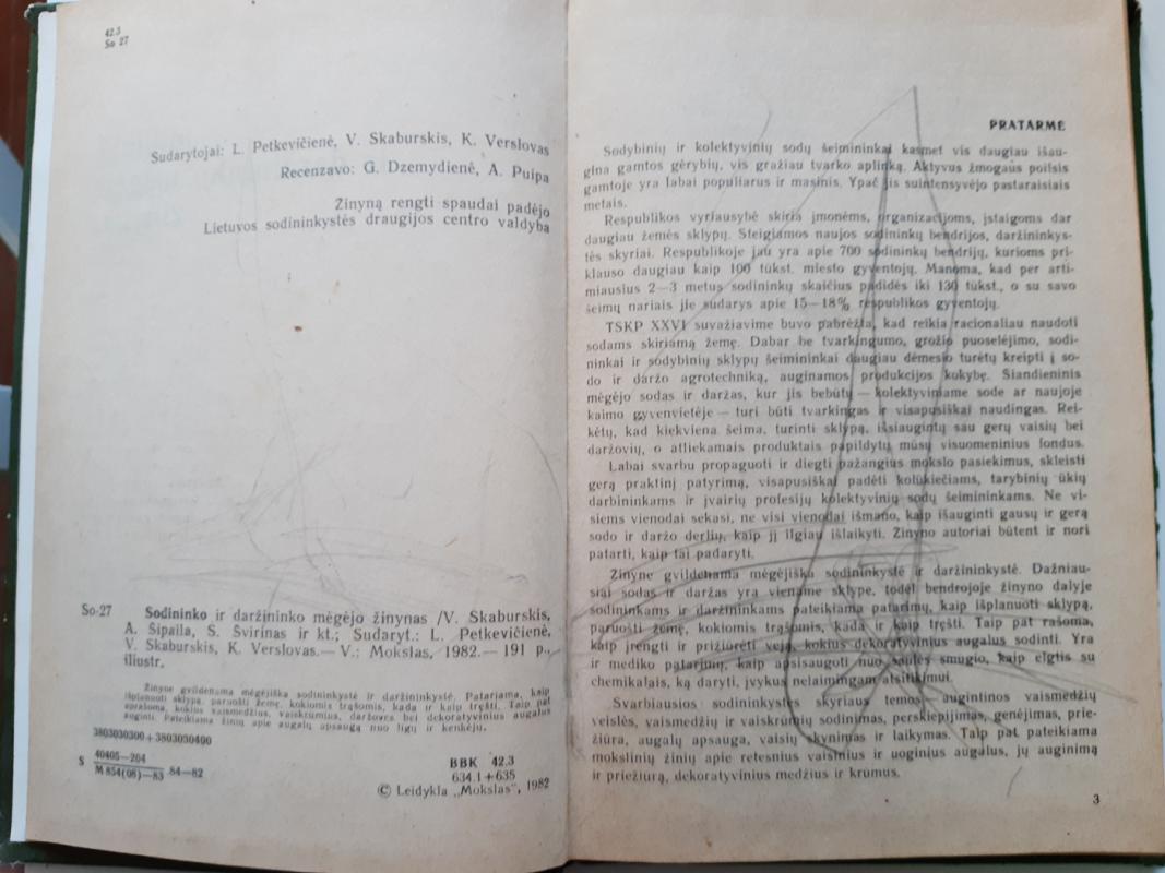 Sodininko ir daržininko mėgėjo žinynas - Petkevičienė L. ir kiti (sudarytojai), knyga 3