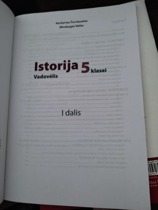 Istorijos vadovėlis 5 klasei - Norbertas Černiauskas, knyga 3