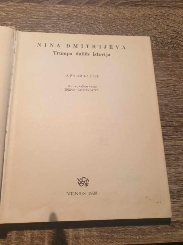 Trumpa dailės istorija - Nina Dmitrijeva, knyga 4