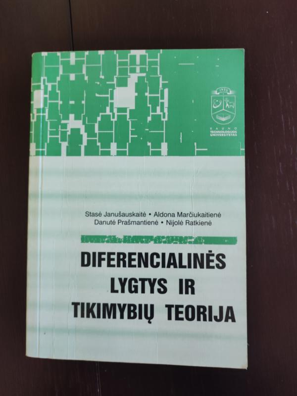 Diferencialinės lygtys ir tikimybių teorija - Stasė Janušauskaitė, knyga 2