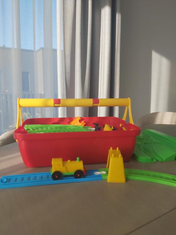 Quercetti traukinuko ir bėgių rinkinys - , stalo žaidimas 2