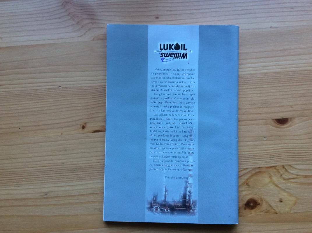 Lukoil prieš Williams - Sudarė Vytautas landsbergis, knyga 5