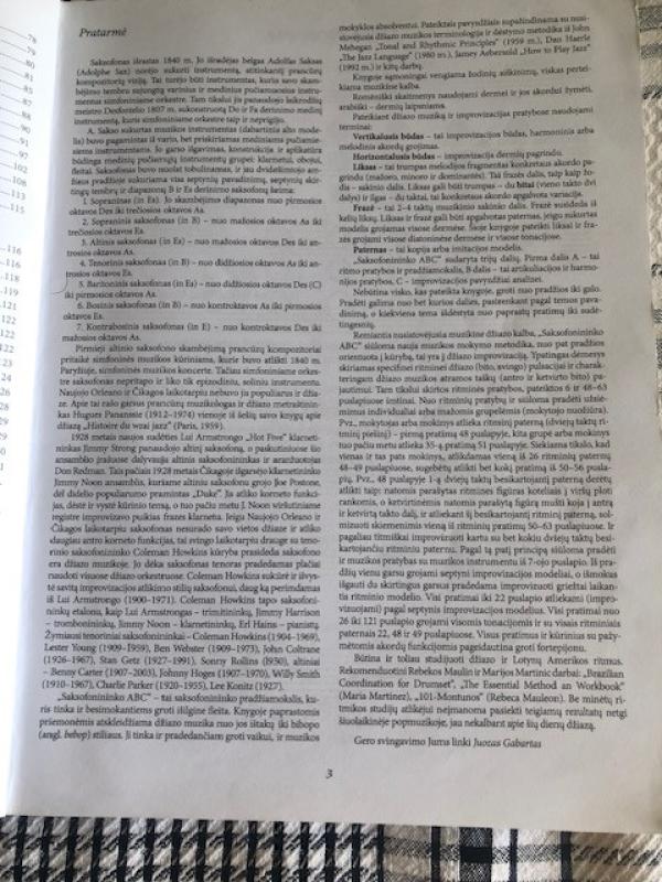 Saksofonininko ABC - Juozas Gabartas, knyga 4