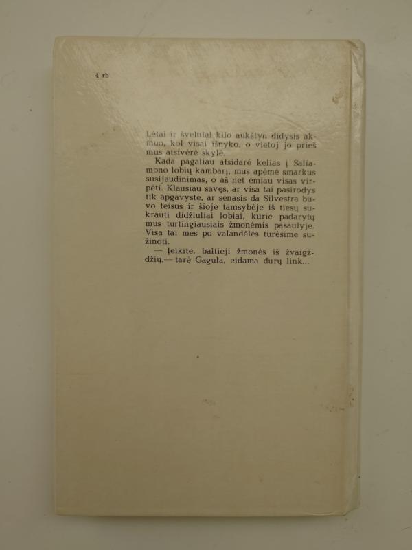 Karaliaus Saliamono kasyklos - H. Raideris Hagardas, knyga 4