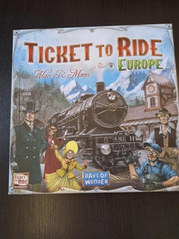 Ticket to Ride Europe - , stalo žaidimas 2