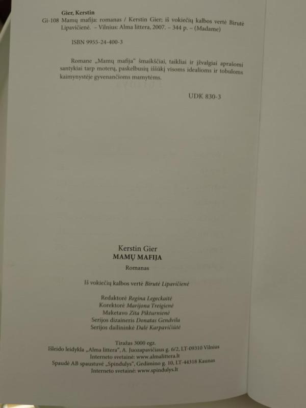 Mamų mafija - Kerstin Gier, knyga 4