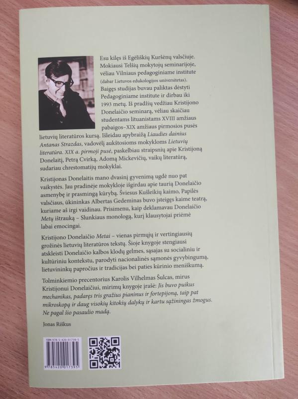 Kristijonas Donelaitis (1714-1780) - Jonas Riškus, knyga 3