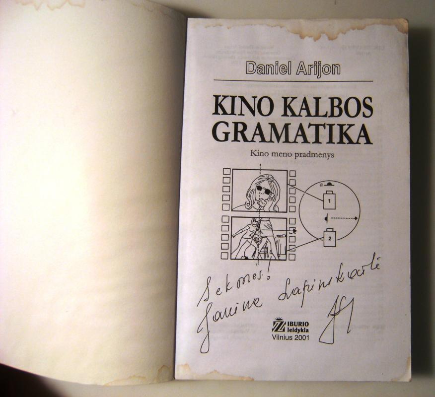 Kino kalbos gramatika. Kino meno pradmenys - Daniel Arijon, knyga 5