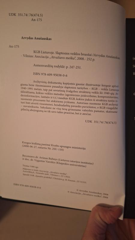 KGB Lietuvoje. Slaptosios veiklos bruožai - Arvydas Anušauskas, knyga 3