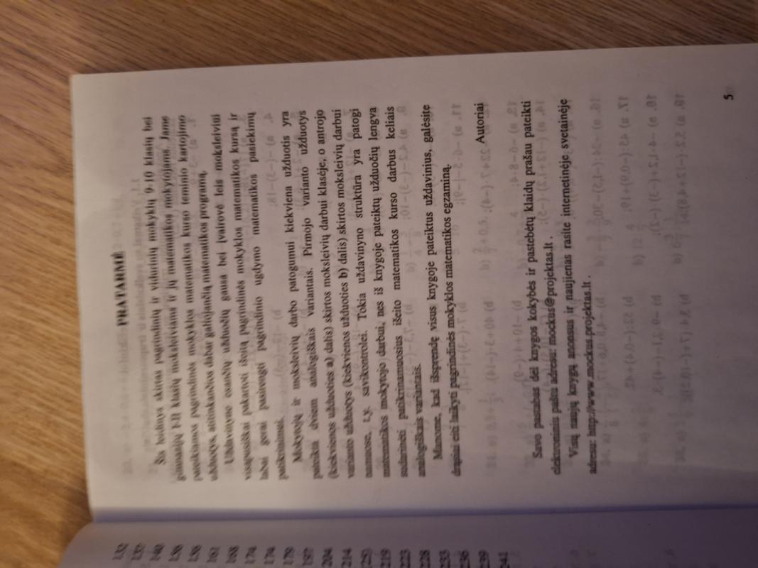 Pasirengimo pagrindinio ugdymo matematikos pasiekimų egzaminui medžiaga - Vaidotas Mockus, knyga 4