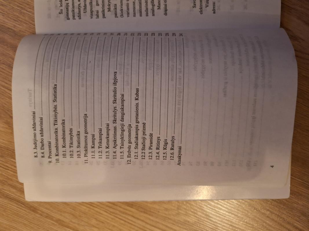 Pasirengimo pagrindinio ugdymo matematikos pasiekimų egzaminui medžiaga - Vaidotas Mockus, knyga 5