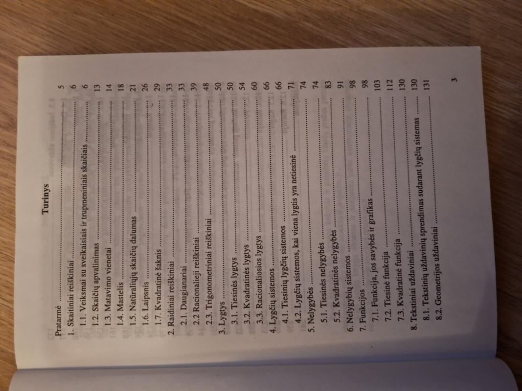 Pasirengimo pagrindinio ugdymo matematikos pasiekimų egzaminui medžiaga - Vaidotas Mockus, knyga 3