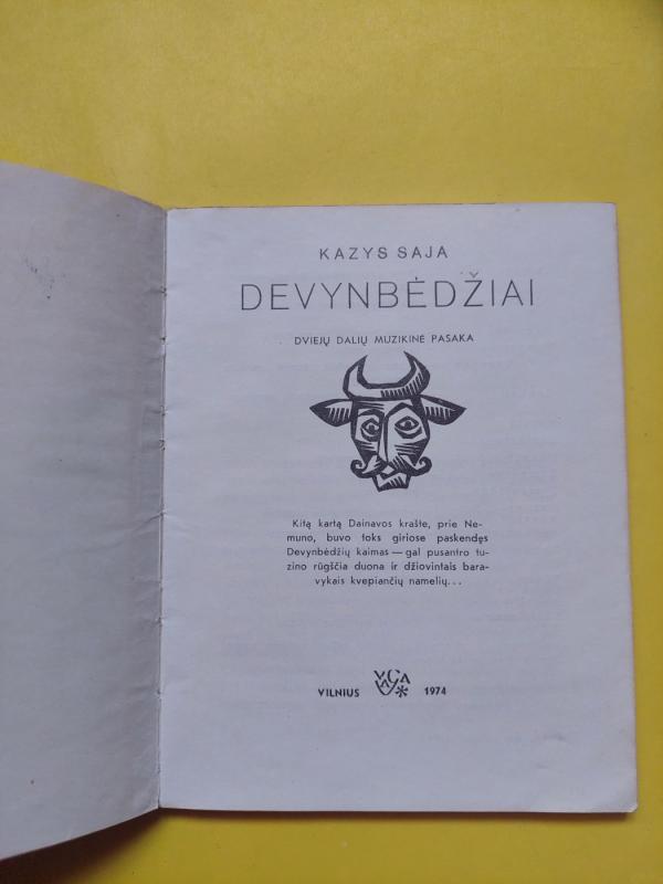 Devynbėdžiai - Kazys Saja, knyga 3