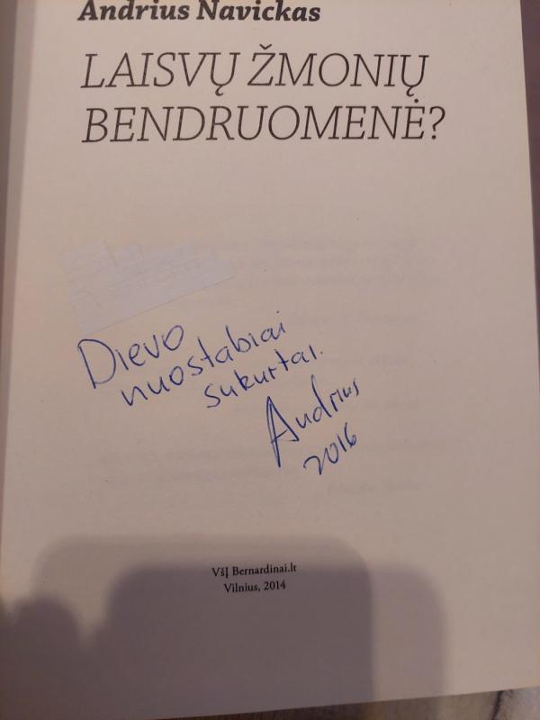 Laisvų žmonių bendruomenė? - Andrius Navickas, knyga 3