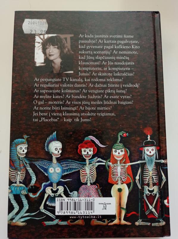 Placebas - Jurga Ivanauskaitė, knyga