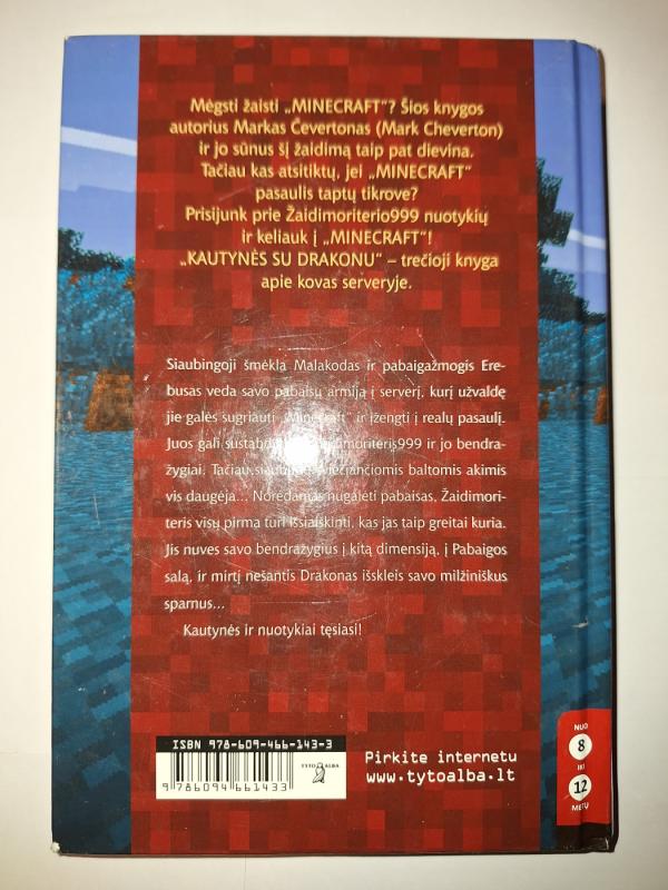 Kautynės su Drakonu. Trečioji serijos apie Žaidimoriterį999 knyga - Mark Cheverton, knyga 4