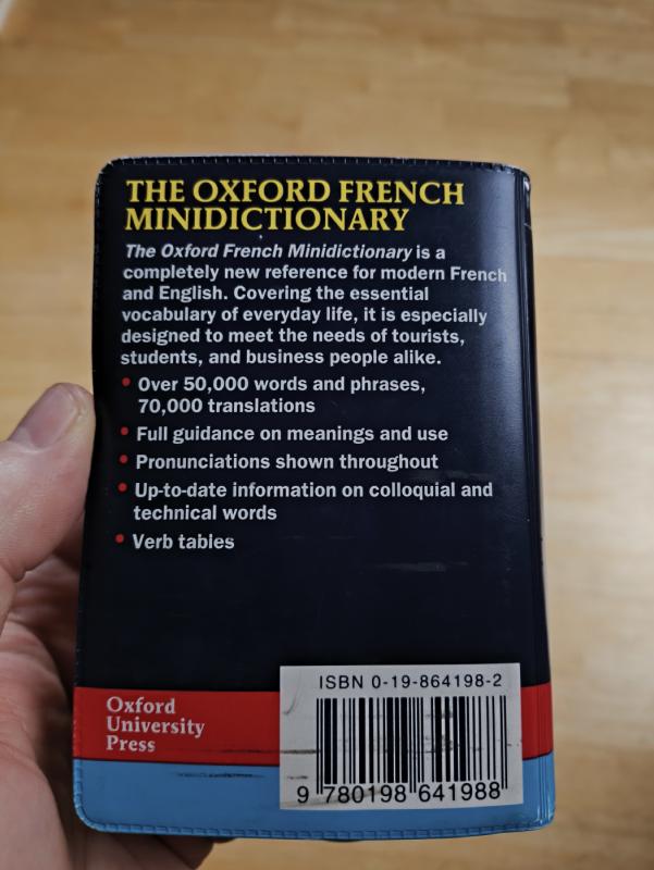 Oxford French Minidictionary: French-English, English-French - Marianne Chalmers, knyga 4