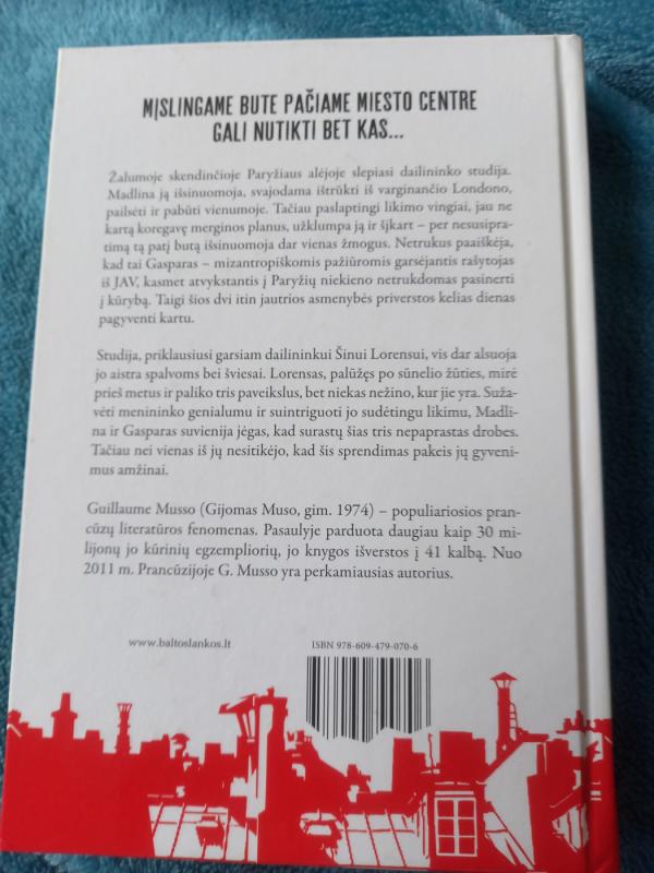 Butas Paryžiuje - Guillaume Musso, knyga 3