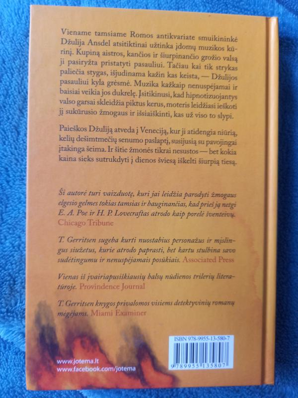 Žaidimas su ugnimi - Tess Gerritsen, knyga 3