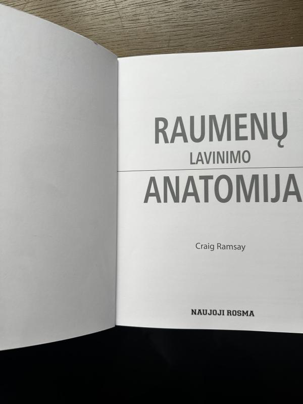 Raumenų lavinimo anatomija - Craig Ramsay, knyga 3