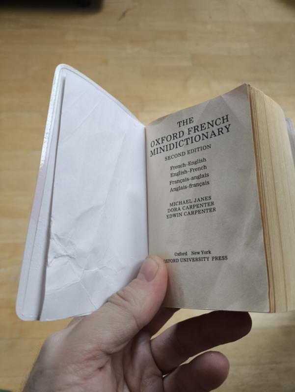 Oxford French Minidictionary: French-English, English-French - Marianne Chalmers, knyga 3