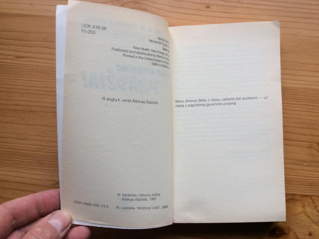 Naujo gyvenimo pradžia - Vernonas Fosteris, knyga 3