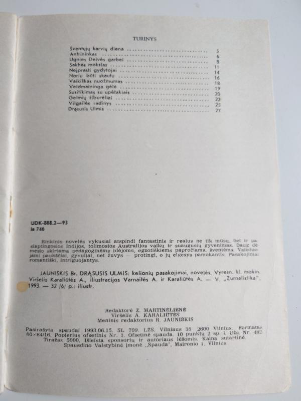 Drąsusis Ulmis - Bronius Jauniškis, knyga 5