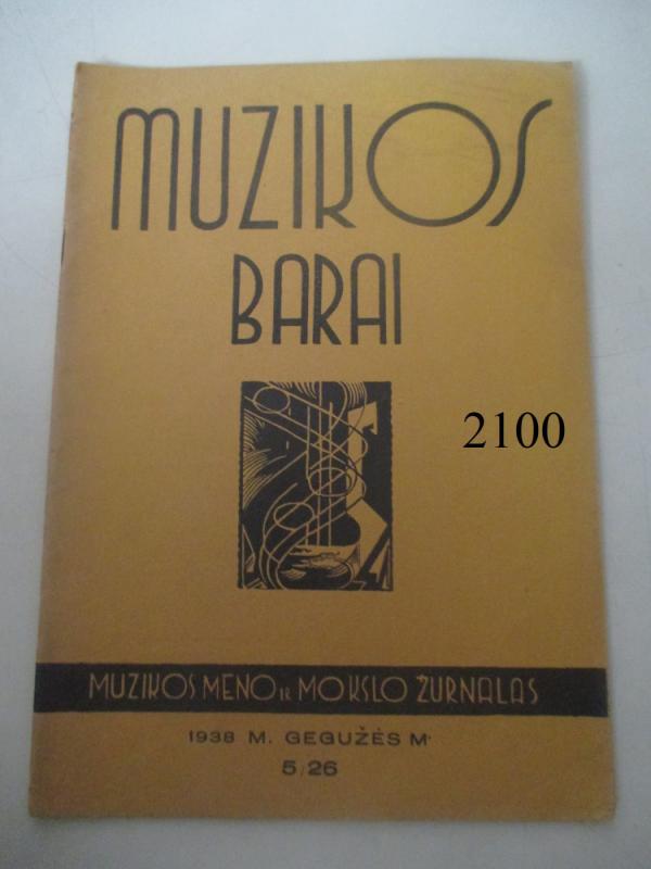 Muzikos barai, 1938 m., Nr. 5 - Autorių Kolektyvas, knyga 2