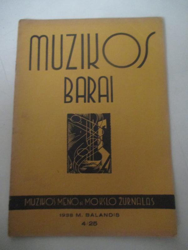 Muzikos barai, 1938 m., Nr. 4 - Autorių Kolektyvas, knyga 3