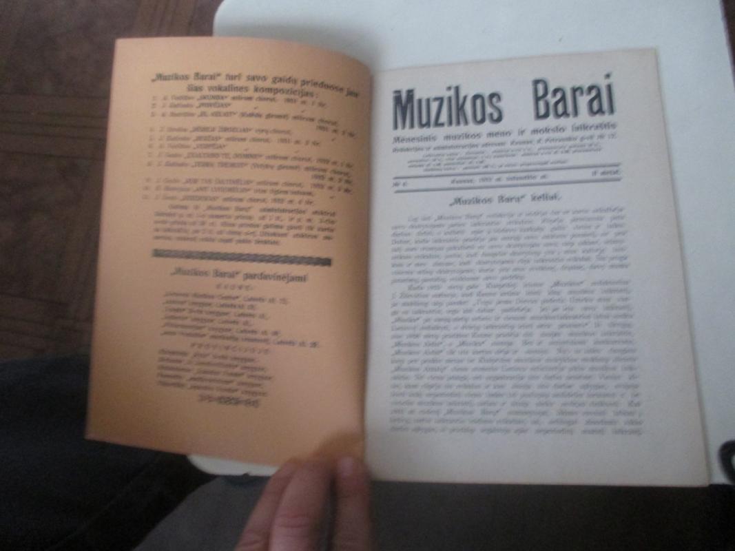 Muzikos barai, 1932 m., Nr. 4 - Autorių Kolektyvas, knyga 5