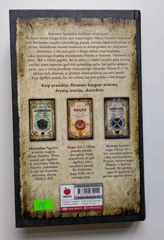 Burtininkas. Nemirtingojo Nikolo Flamelio paslaptys - Michael Scott, knyga 3