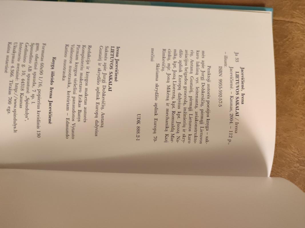 Lietuvos sakalai - Irena Jacevičienė, knyga 4