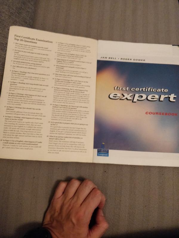 First Certificate Expert. Coursebook - Jan Bell, knyga 4