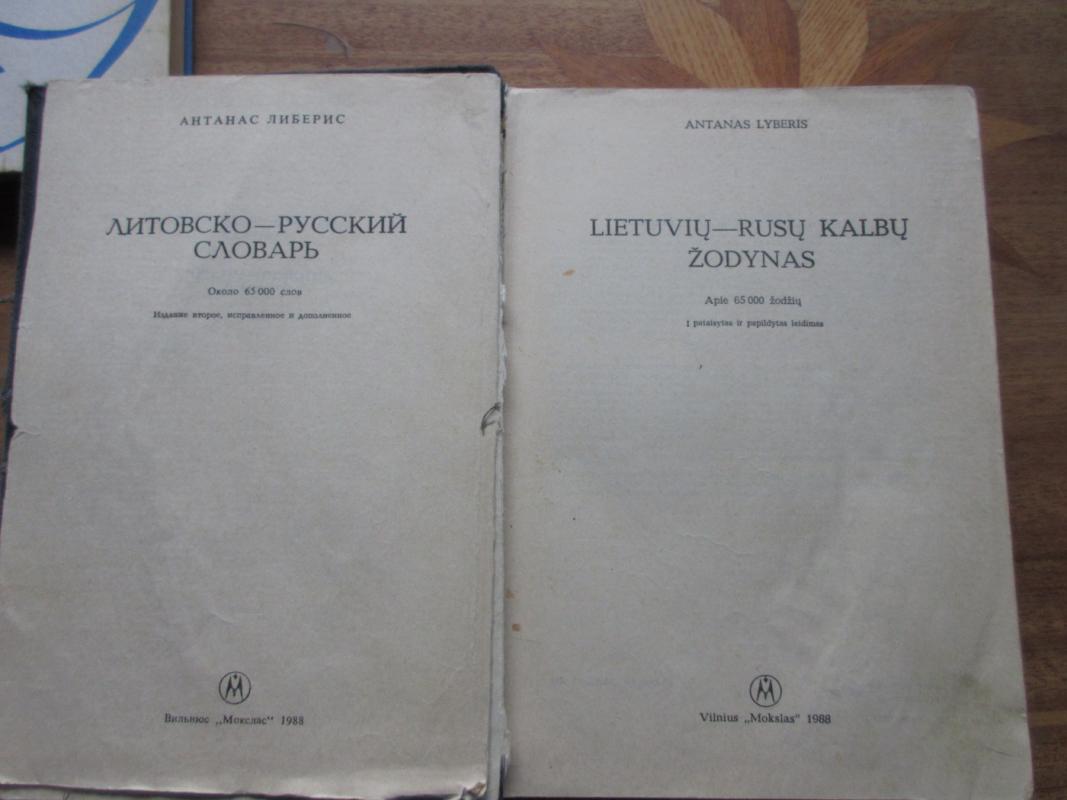 Lietuvių-rusų kalbų žodynas - Antanas Lyberis, knyga 3