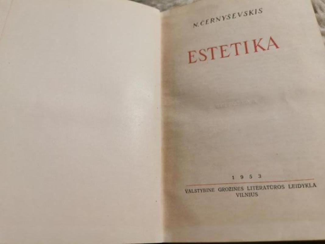 Estetika - Nikolajus Černyševskis, knyga 3